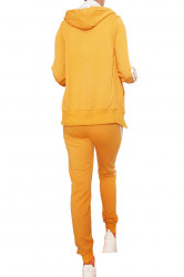 Trening dama, sport, doua piese, Galben