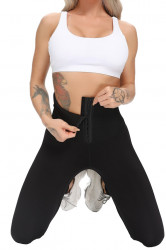 Colanti modelatori, talie viespe tip corset, Black