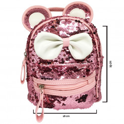Rucsac, Paiete, Pink World, Piele Ecologica