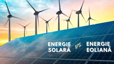 Energie solară vs. Energie eoliană