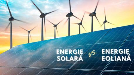 Energie solară vs. Energie eoliană