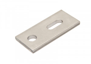 Placă adaptor pentru Panouri Solare 82x40x5mm - Inox A2