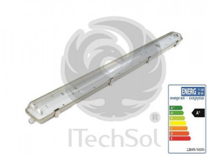 Corp de iluminat cu tub LED impermeabil 230V 2x40W 120 cm