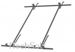 KSOL-2 suport montaj universal pentru 2 colectoare (panouri) solare plane (seria KS 2000, 2100)