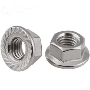 Piuliță hexagonală cu flansă din 6923-M10 INOX A2