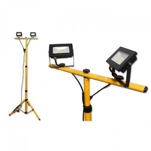 Set reflectoare cu led SMD trepied MKA 2X20W 5500K