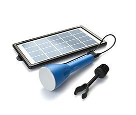 Kit de iluminat solar multifuncțional JouLite 150 KIT1 Albastru
