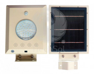 Lampa stradala LED, cu panou solar si acumulator Li-Ion integrat