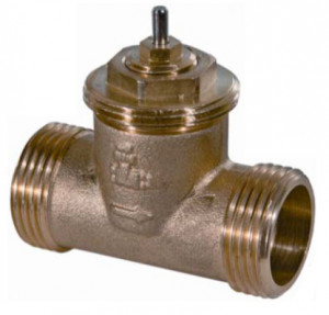 Ventil 2 căi, racord G1", delta P max 1bar, kvs ajustabil 1,0-4,5