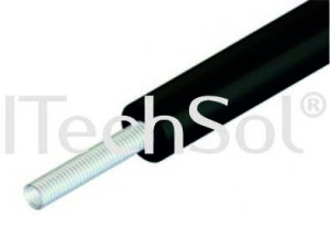 Teava flexibila din otel inoxidabil DN20 cu izolatie Armaflex HT de 13 mm, cu protectie UV