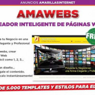ANUNCIO NUEVO 2023 AIYELLOW AMARILLASINTERNET FULL UPGRADE PRO 3 EN 1!DESCARGA INMEDIATA CODIGO CERTIFICADO DIGITAL ALFANUMERICO 1 AÑO PERMANENCIA EN DIRECTORIO (No incluye Montaje Anuncios Nuevos) INCLUYE CONSTRUCTOR PREMIUM AMAWEBS BÁSICO !