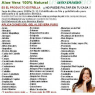 ALOE VERA 100 % NATURAL USO DIARIO