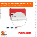 Stampila text "PERMANENT"