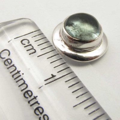 Cercei Argint 925 cu Apatit, 0.9 cm lungime