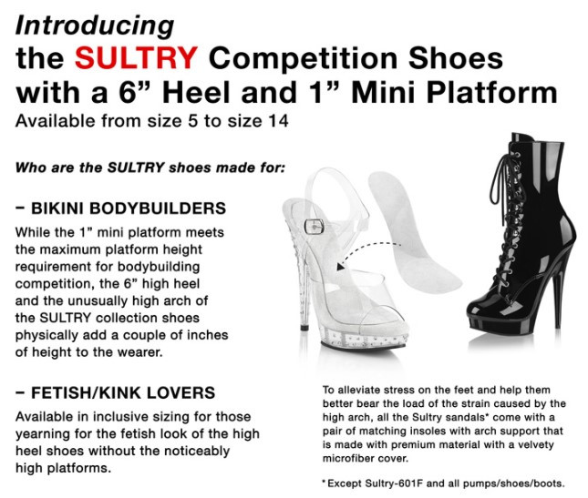 girl body building bikiny competition shoes