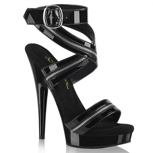 Fabulicious SULTRY-619 Blk Pat/Blk