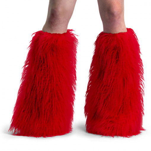 Accessories YETI-01 Red Faux Fur
