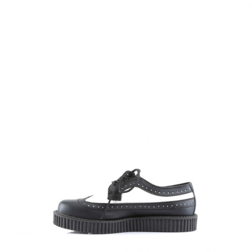 Demonia CREEPER-608 Blk-Wht Leather