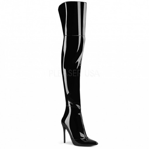 Pleaser COURTLY-3012 Blk Patent