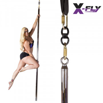 X-pole X Fly Pole palo snodato libero PRO Inox ( spedizione inclusa )
