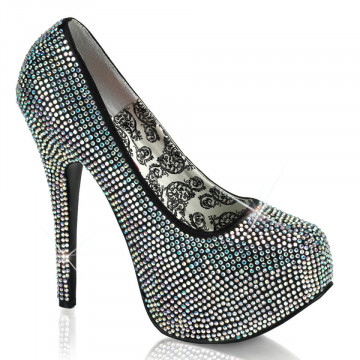 Bordello TEEZE-06R Iridescent Rhinestones
