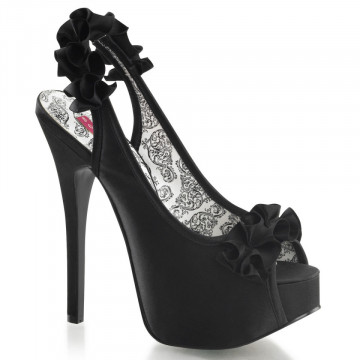 Bordello TEEZE-56 Blk Satin
