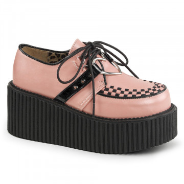 Demonia CREEPER-206 B. Pink Vegan Leather
