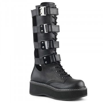 Demonia EMILY-359 Blk Vegan Leather