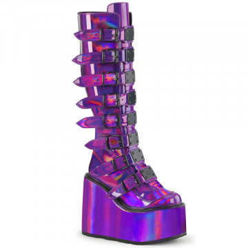 Demonia SWING-815 Purple Holographic Pat