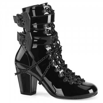 Demonia VIVIKA-128 Blk Pat