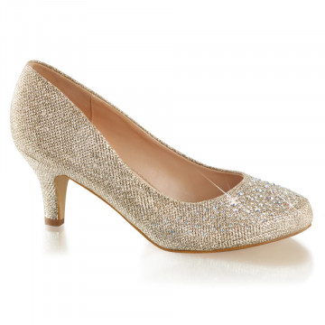 Fabulicious DORIS-06 Nude Glitter Mesh Fabric