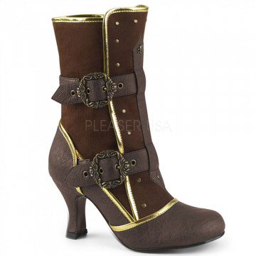 Funtasma MATEY-205 Brown Distressed PU-Microfiber