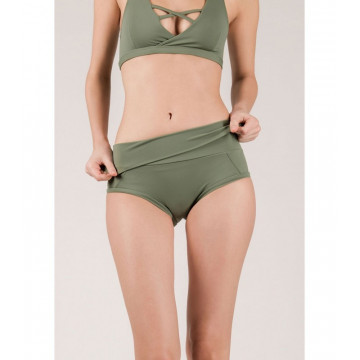 Mademoiselle spin EXTENDED BOTTOM ARMY GREEN