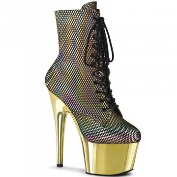 Pleaser ADORE-1020HFN Gold Holo/Gold Chrome