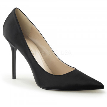 Pleaser CLASSIQUE-20 Blk Satin