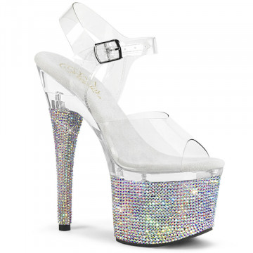 Pleaser ESTEEM-708DM Clr/Clr-Slv AB RS