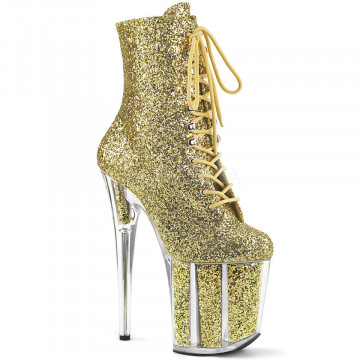 Pleaser FLAMINGO-1020G Gold Glitter/Gold Glitter