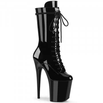 Pleaser FLAMINGO-1050 Blk Pat/Blk