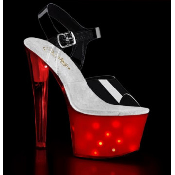 Pleaser ILLUMINATOR-708 Clr/White Glow