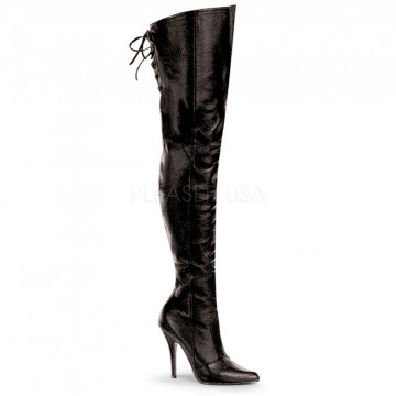 Pleaser LEGEND-8899 Blk Leather (P)