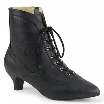 Pleaser Pink Label FAB-1005 Blk Faux Leather