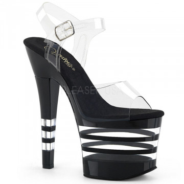 Pleaser RADIANT-708LN Clr/Blk