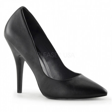 Pleaser SEDUCE-420 Blk Leather