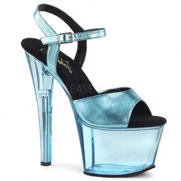 Pleaser SKY-309MT B. Blue Metalic PU/B. BlueTinted
