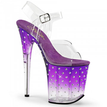 Pleaser STARDUST-808T Clr/Purple-Clr