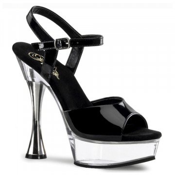Pleaser SWEET-409 Blk Pat/Clr