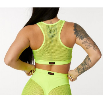 Polerina Anela Neon Top fine rete neon