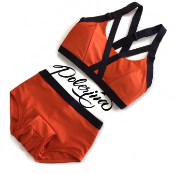 Polerina Shibari-Autamn Orange Short