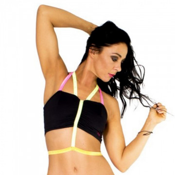 WINK POLE Angel Top W0148 rosa, nero, multi