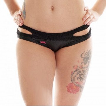 WINK Short WETLOOK GRIP SPLIT MICRO SHORTS W0129 h24